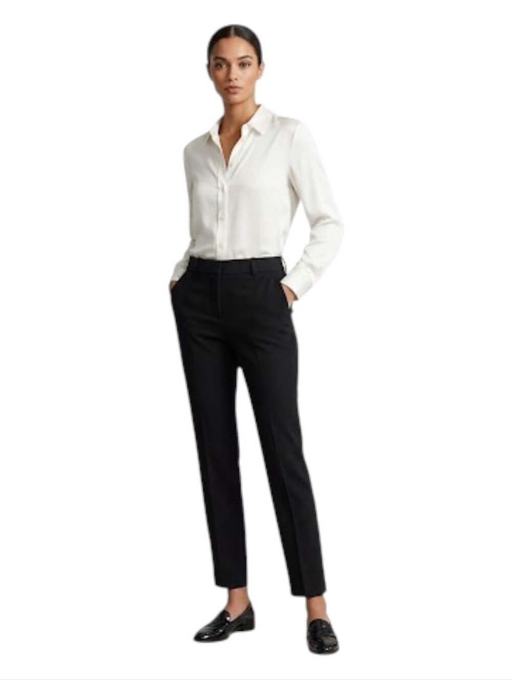 Nue Options Black Dress Pants Sleek Formal Wear